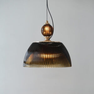 Alternative view of Vintage Green Glass Ceiling Pendant Lights